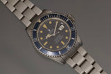 unpolished 16800 Matte Dial 1984 / blue bezel