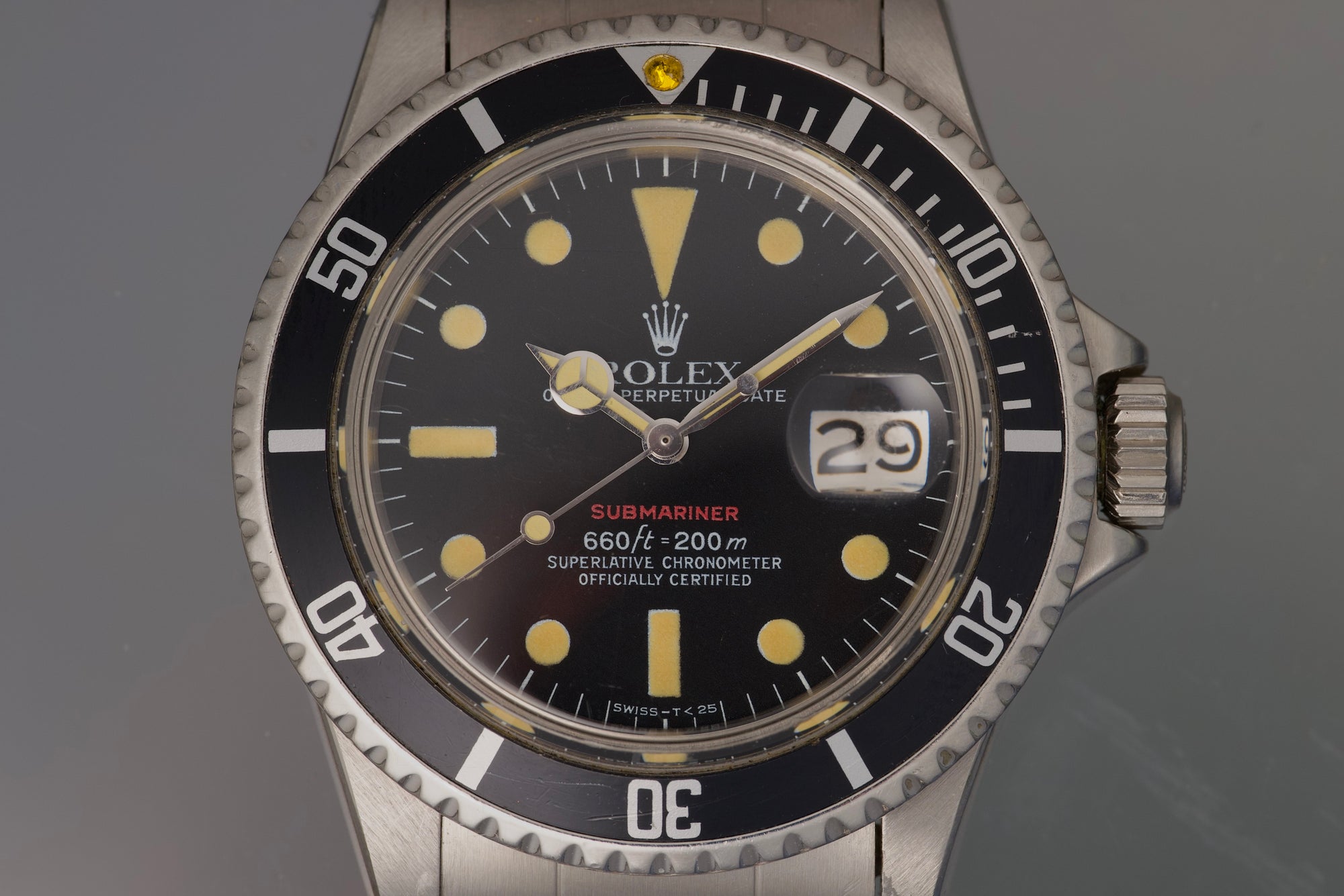 Super Patina 1974 RED SUB with a sharp case