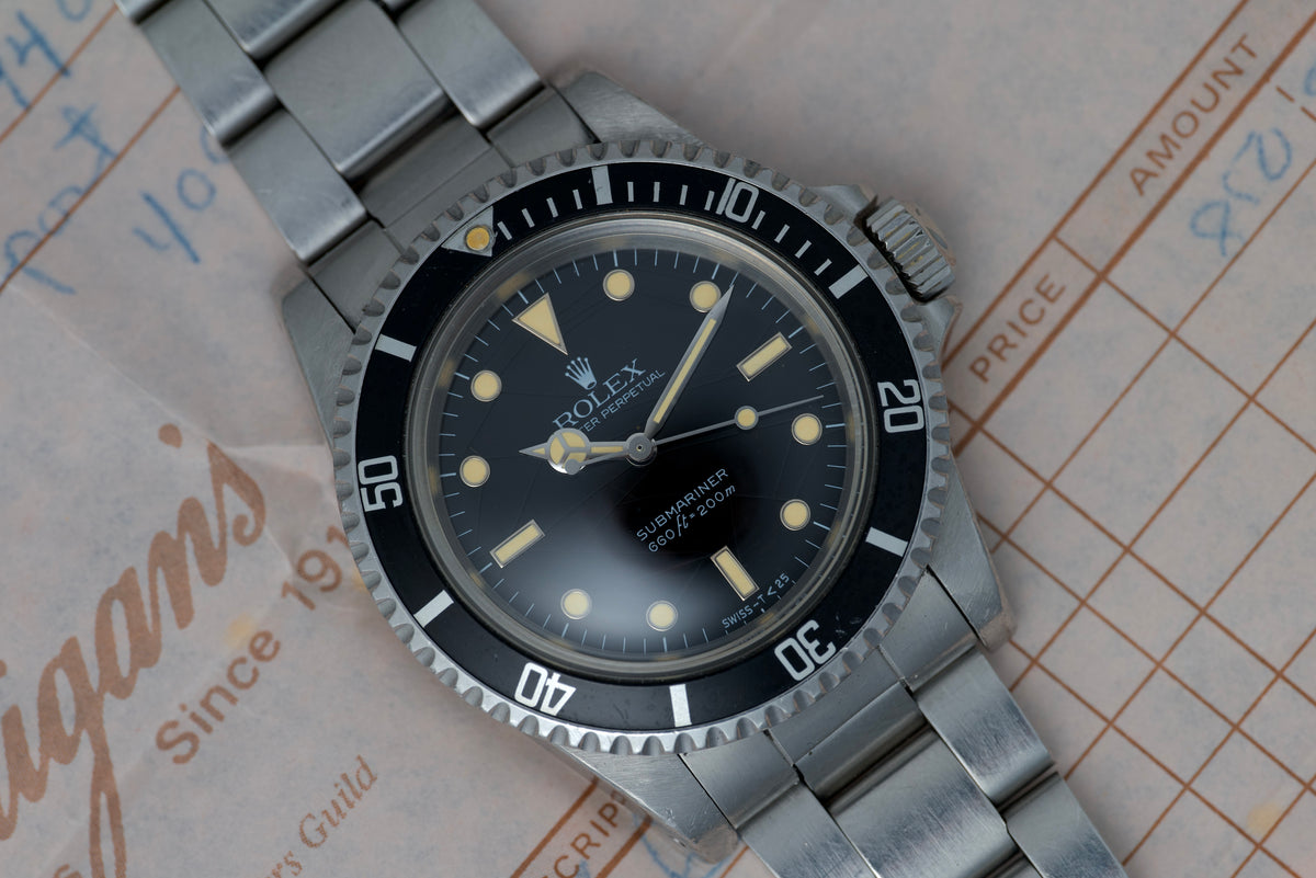 86 Submariner 5513 spider unpolished