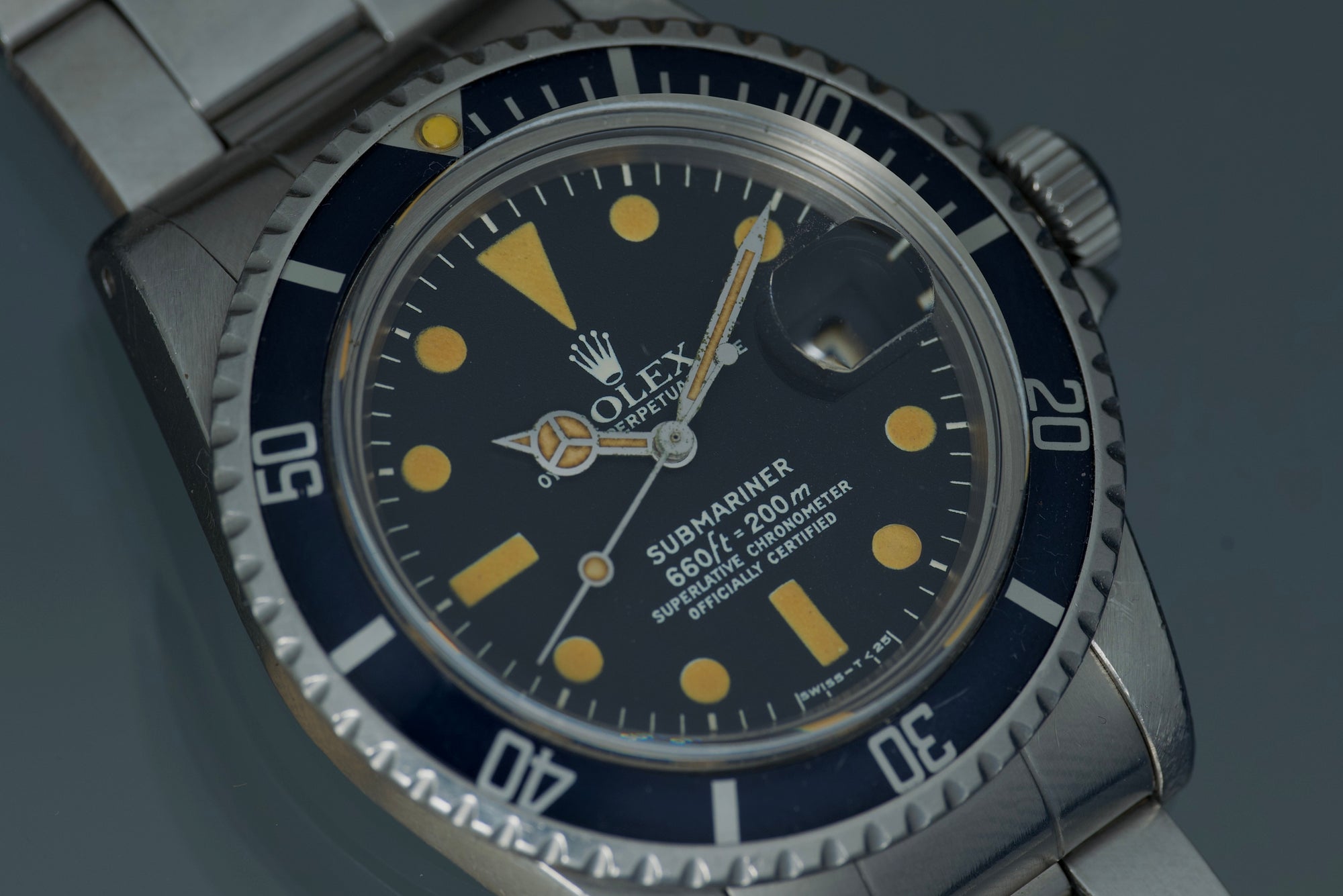 1979 1680 Deep Patina / unpolished case with box and papers