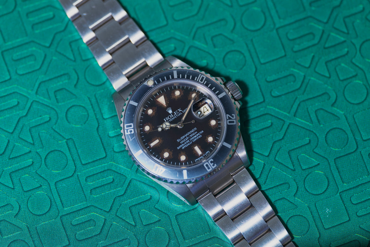 Rolex 16800 Submariner DATE  Tropical  from 1986