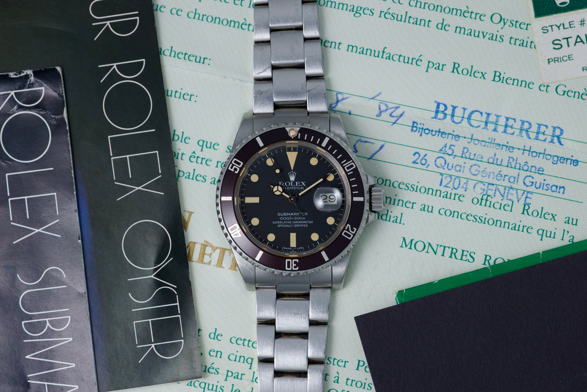 1984 Transitional 16800 Submariner - nicest matte dial yet