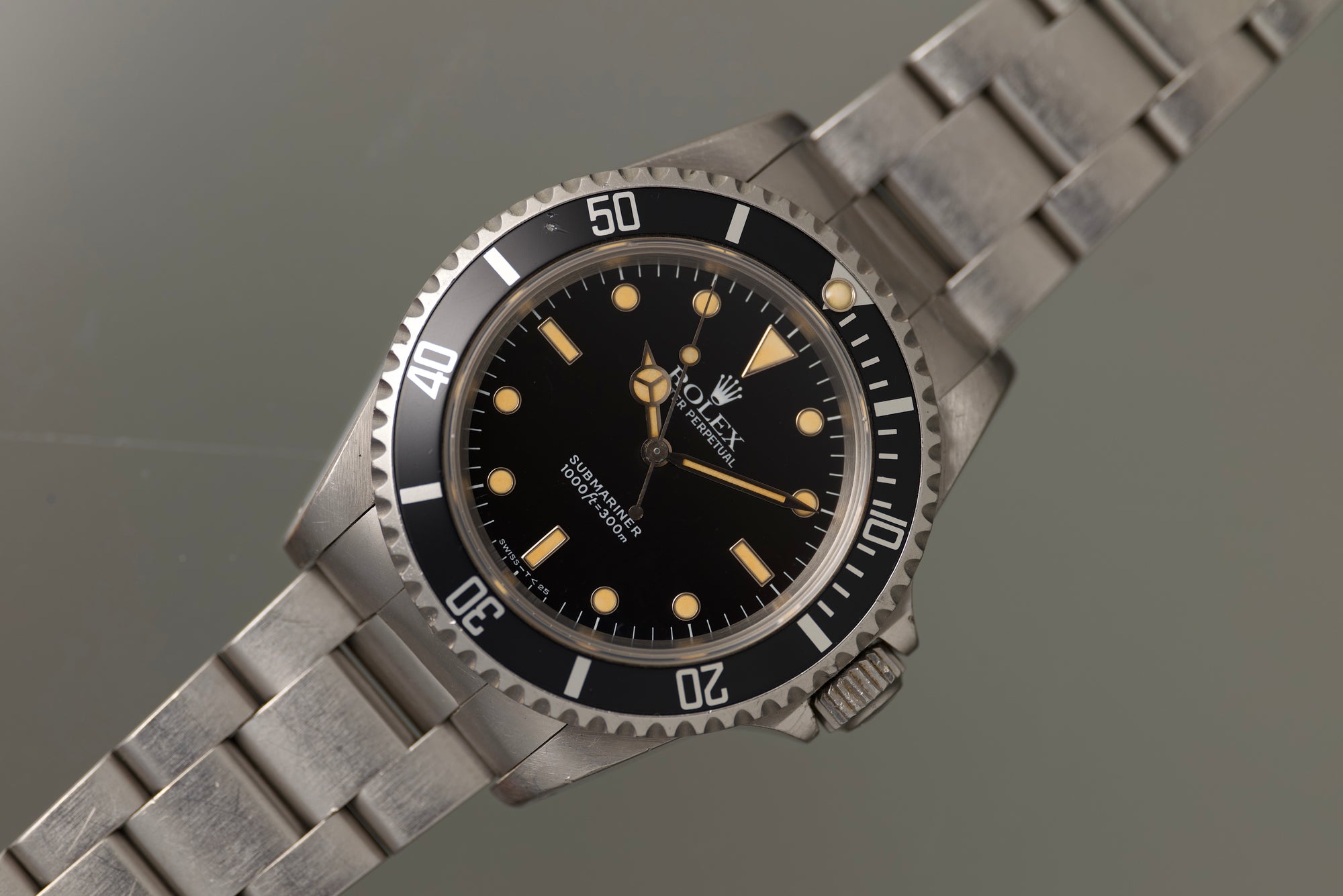 1995 14060 Non Date with Vivid Patina and unpolished case