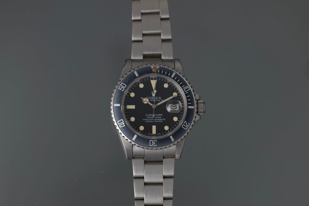 16800 Transitional Matte Dial Submariner from 1983