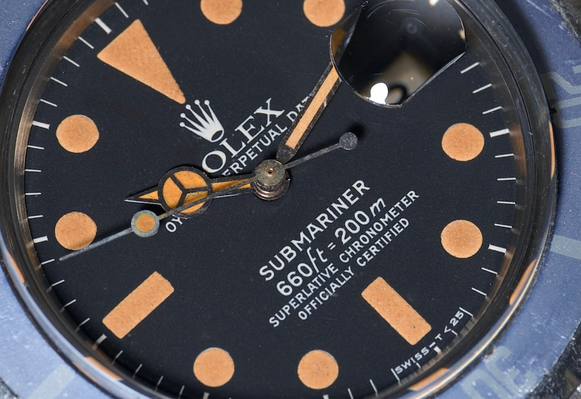1977 1680 with extreme patina and an unpolished case