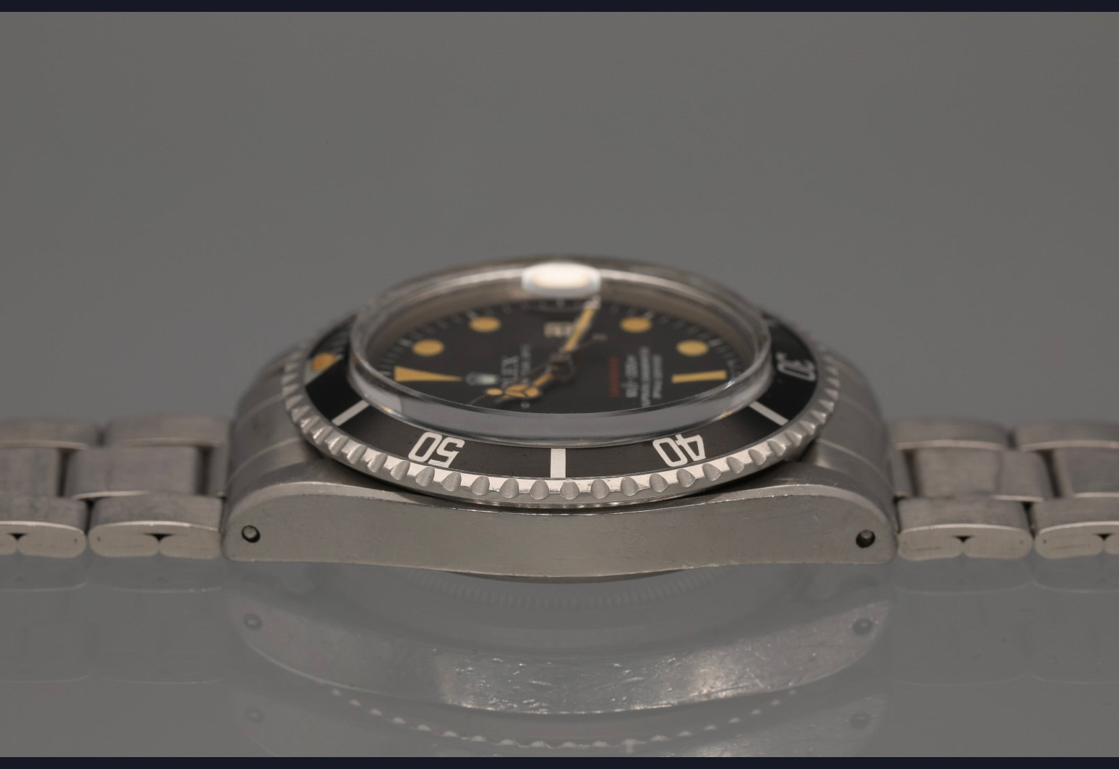 1972 RED Submariner unpolished with amazing orange patina