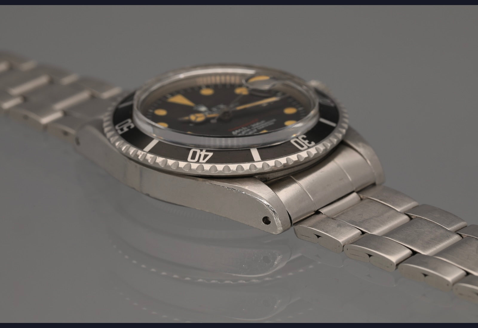 1972 RED Submariner unpolished with amazing orange patina