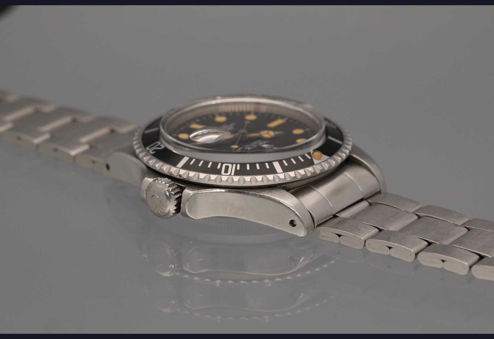 1972 RED Submariner unpolished with amazing orange patina