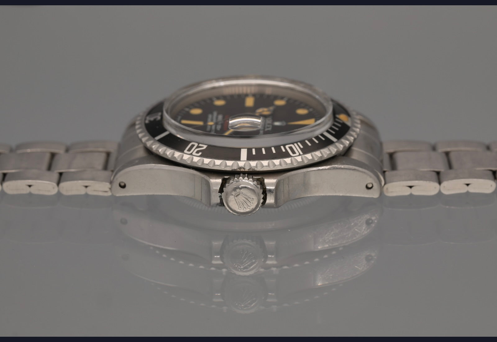 1972 RED Submariner unpolished with amazing orange patina