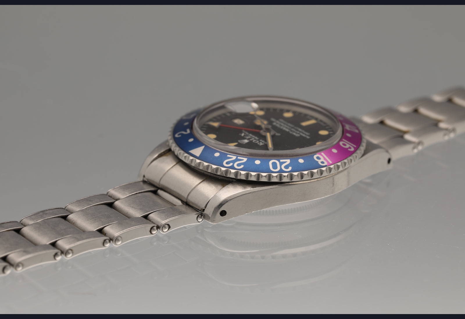 1675 MK1 Dial with Super Fuchsia Insert Box and Paers