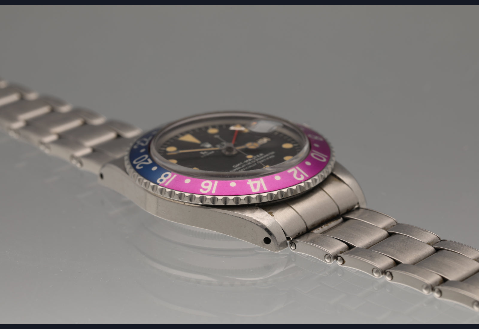 1675 MK1 Dial with Super Fuchsia Insert Box and Paers