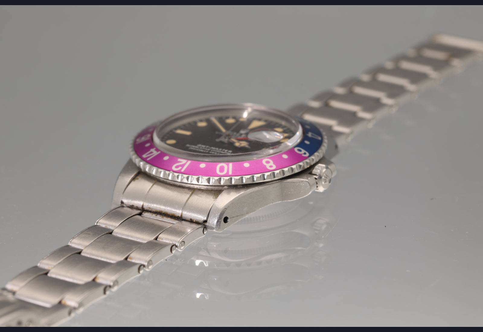 1675 MK1 Dial with Super Fuchsia Insert Box and Paers