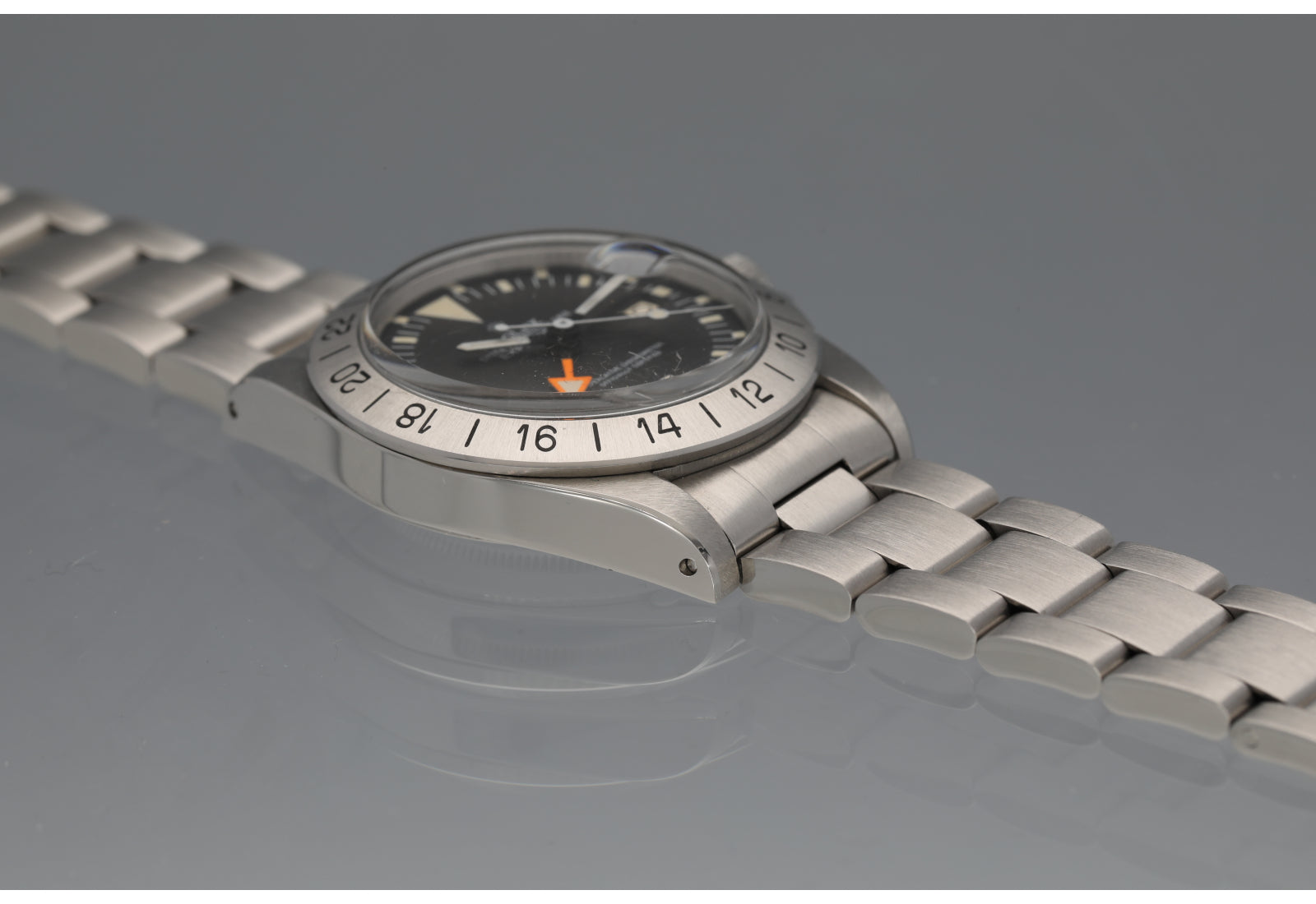 1655 Orange Hand from 1981 sold at BUCHERER