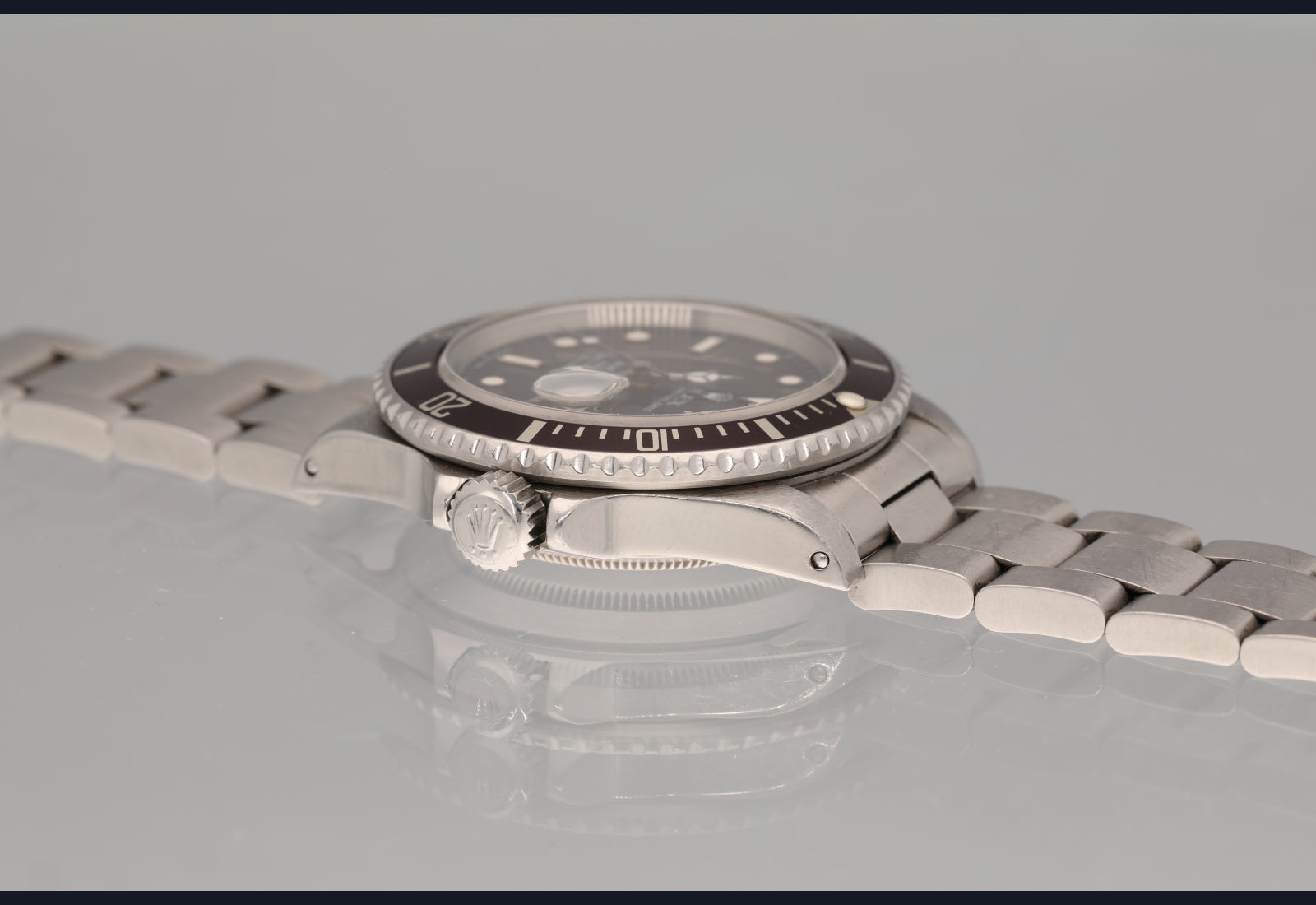 Rolex 16800 with box and papers from 1986 / brown bezel