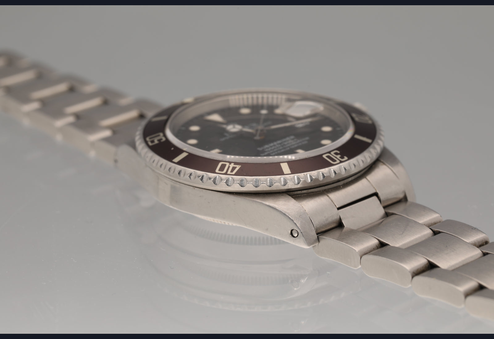 Rolex 16800 with box and papers from 1986 / brown bezel