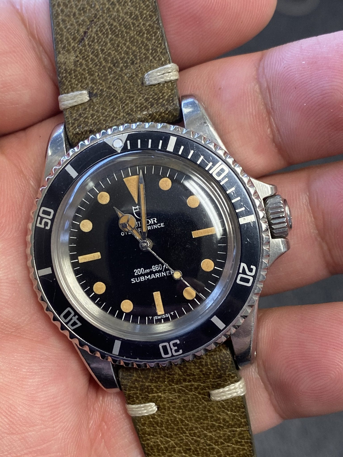 Tudor submariner shield. Unpolished