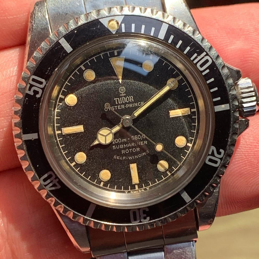 Tudor Submariner 7928 Chapterring Gilt - unpolished! – vintageworn.com