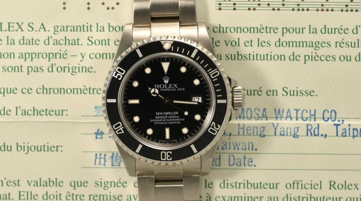 Rolex 16600 Sea Dweller - unpolished full set