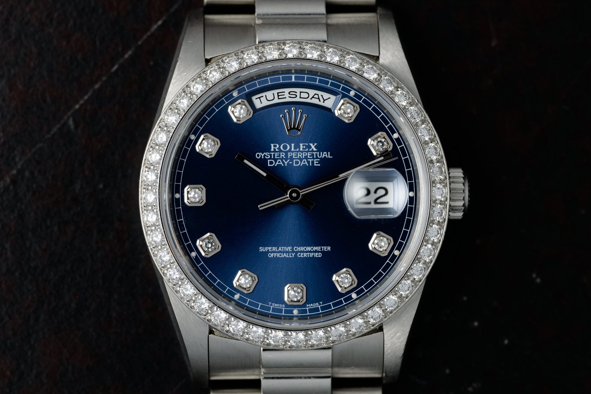 Rolex Platinum President BLUESY