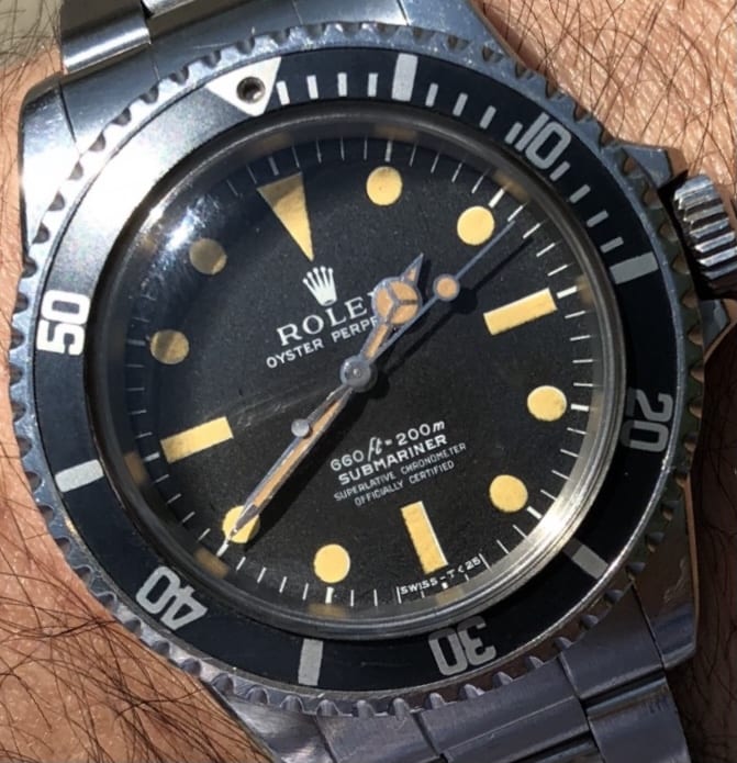Rolex 5512 Feet First Submariner