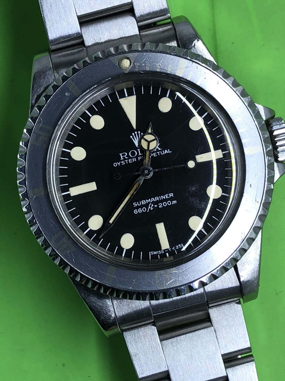 Rolex 5513 ghost bezel