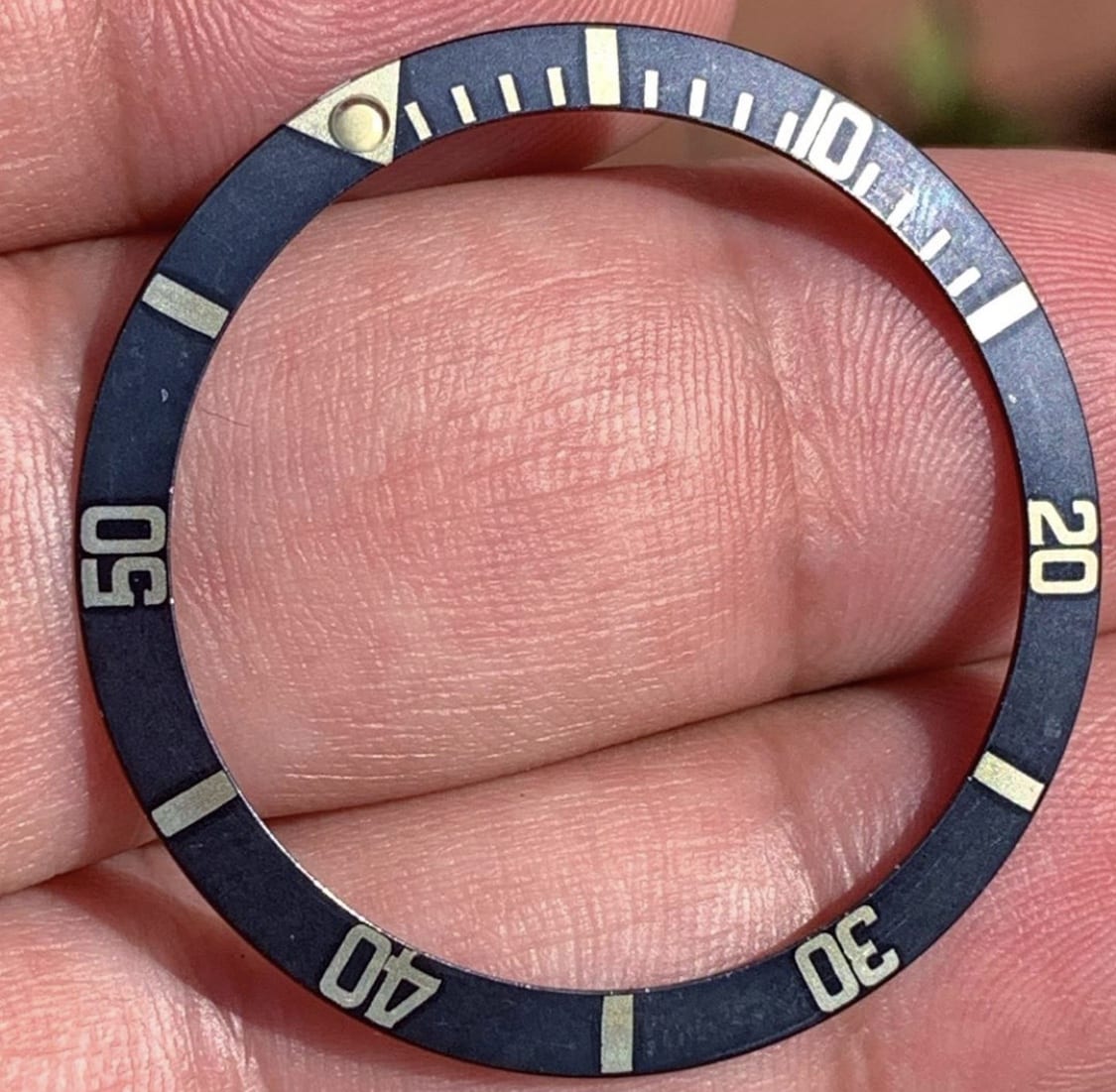 rare mega fat font insert turning navy blue