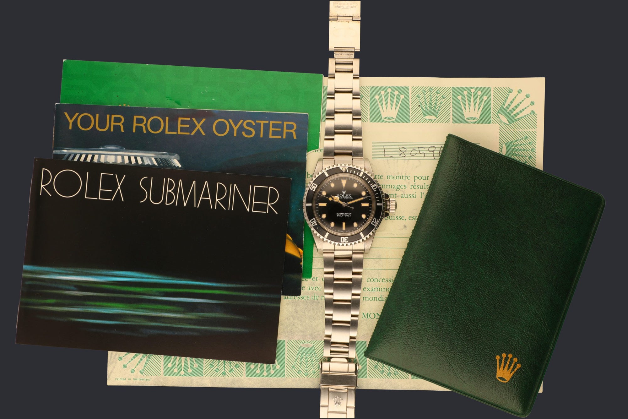 Rolex 5513 last of the year plexiglass submariners FROZEN DIAL