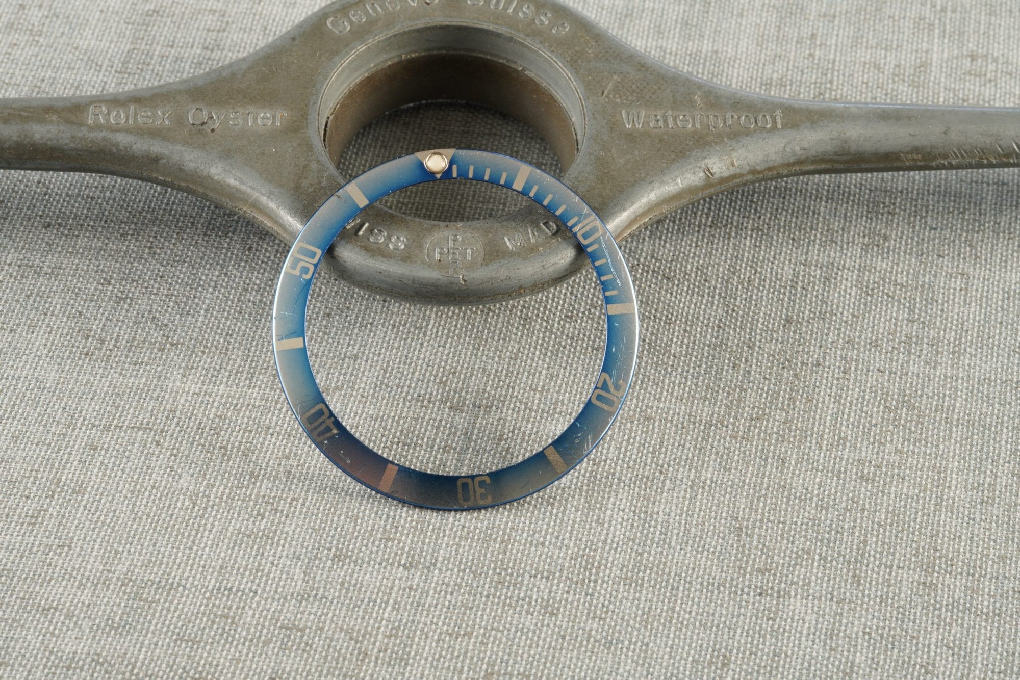 Rolex tropical blue faded 16800 insert