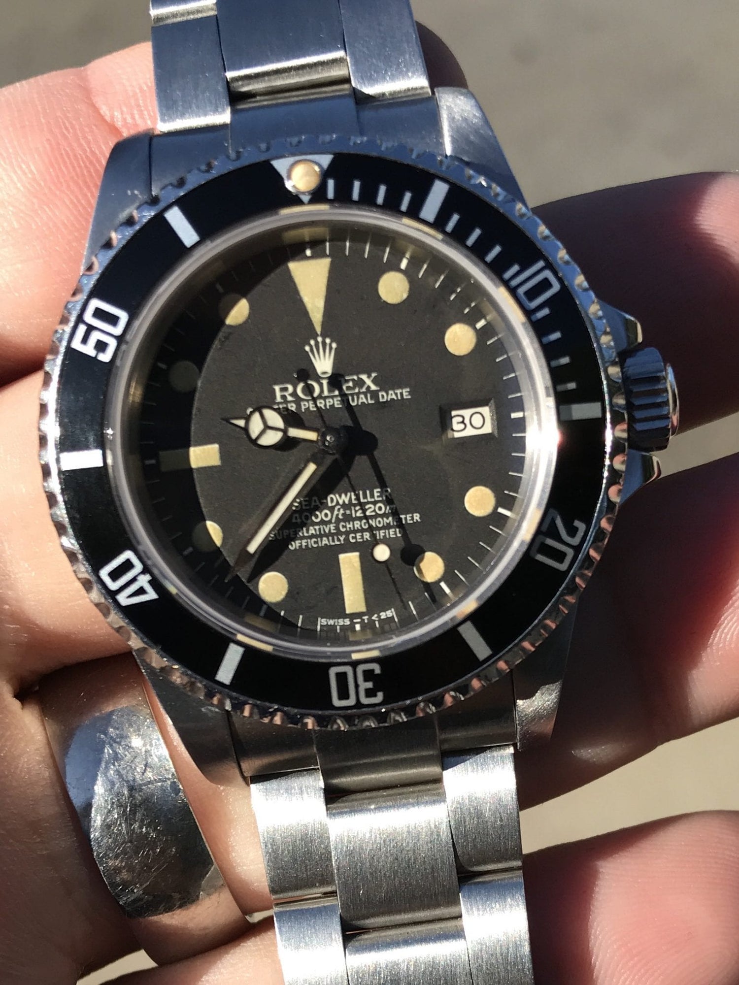 Rolex seadweller 16660 Matt dial