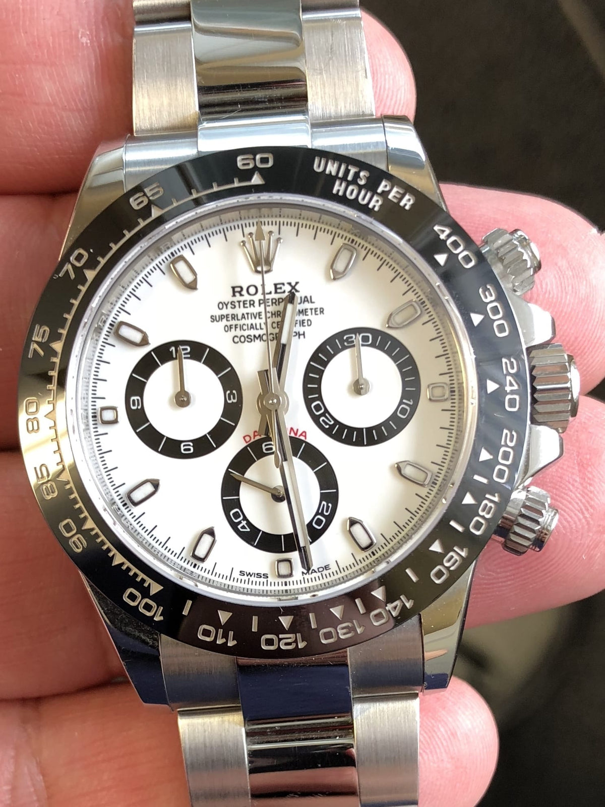 Daytona White Dial Ceramic Bezel